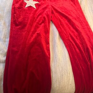 Y2K Red Tracksuit Pants